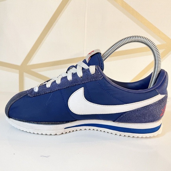 Nike Cortez Los Angeles Dodgers CI9957-400 Blue Sneakers Shoes 4Y Women 5.5 - Picture 8 of 13